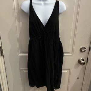 Cute gauzy black dress/cover up